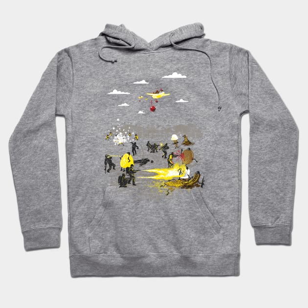 Food Fight Hoodie by Made With Awesome